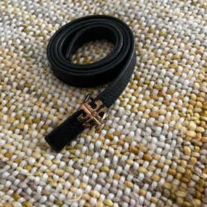 Tory Burch black belt with gold buckle
